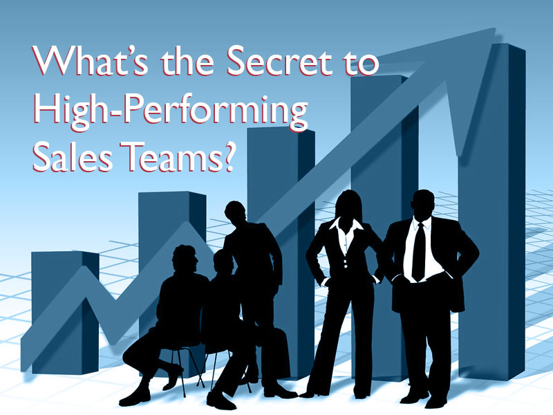 sales team to illustrate high performing sales team