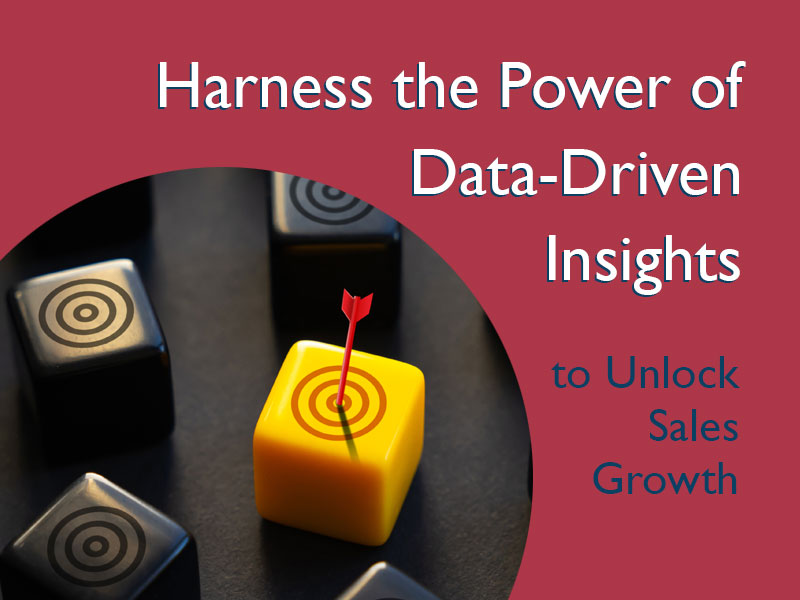 Arrow hitting target to illustrate data-driven sales that unlock sales growth