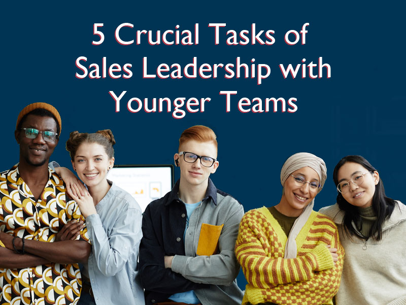 group of young reps to illustrate sales leadership with younger teams